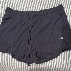 ALO Yoga Slate Gray Lounge Shorts